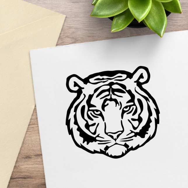Tiger, Wild Cat Rubber Stamp (Creator Uploaded)