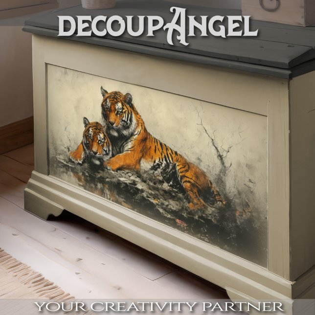 Tiger Wild Spirit - Decoupage - Tissue Paper (Creator Uploaded)