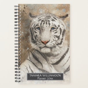 Tiger Wildlife Animal Photography Watercolor  Planner
