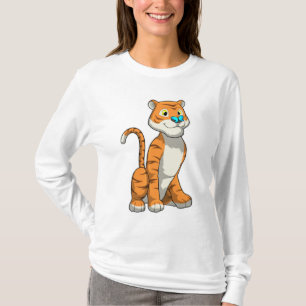 Tiger with Butterfly T-Shirt