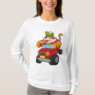 Tiger with Car T-Shirt