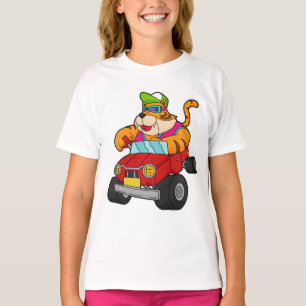 Tiger with Car T-Shirt
