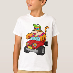Tiger with Car T-Shirt
