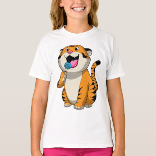 Tiger with Lollipop T-Shirt
