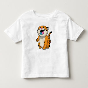 Tiger with Lollipop Toddler T-Shirt