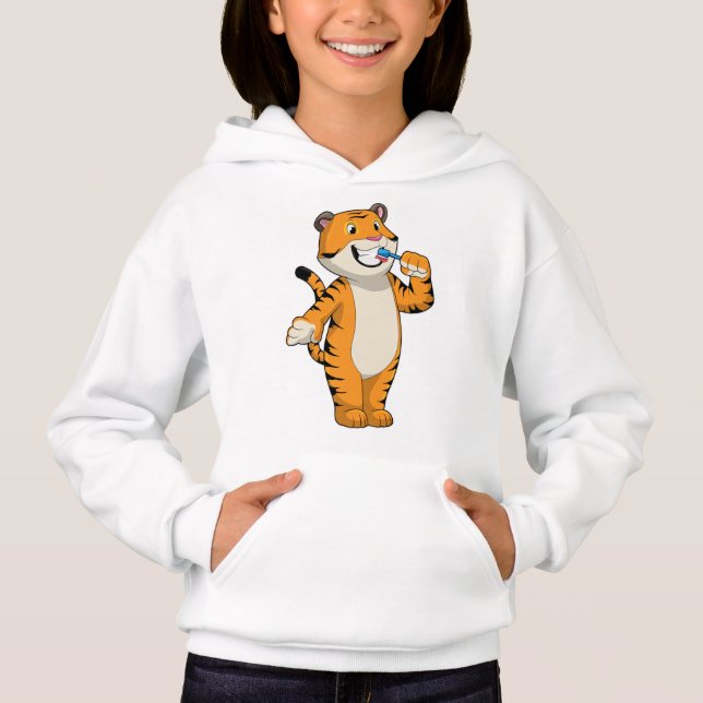 Tiger with Toothbrush (Front)