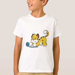 Tiger with Woll yarn ball T-Shirt