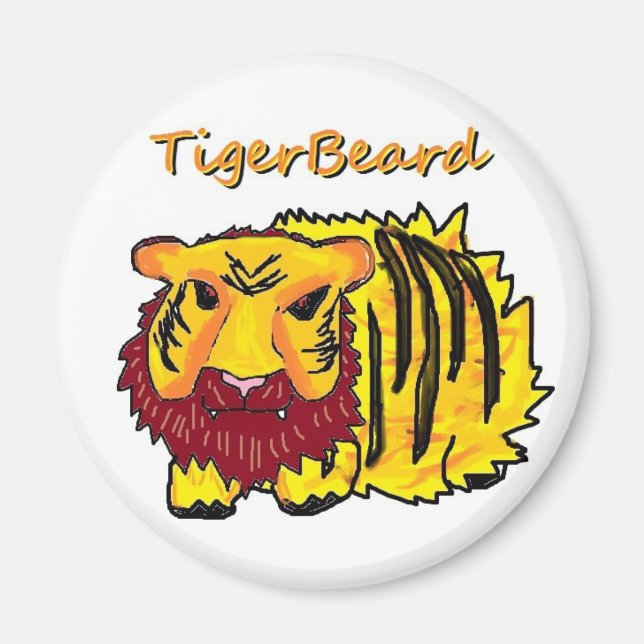 Tigerbeard Magnet (Front)