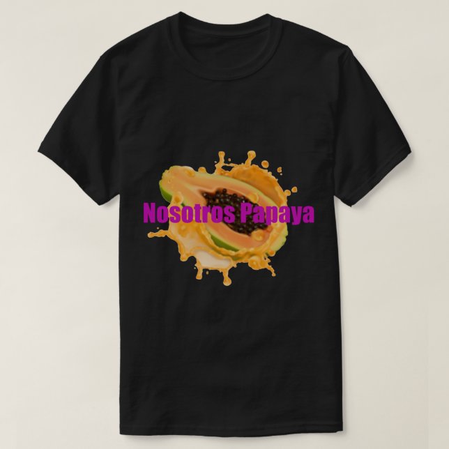 TIGERBELLY PODCAST - NOSOTROS PAPAYA  T-Shirt (Design Front)
