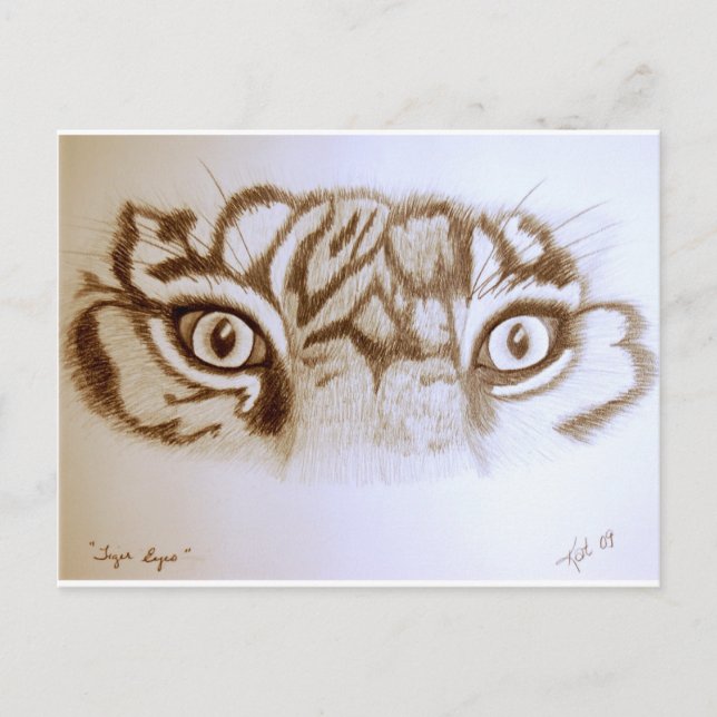 Tigereyes Postcard (Front)