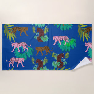 Tigers Beach Towel