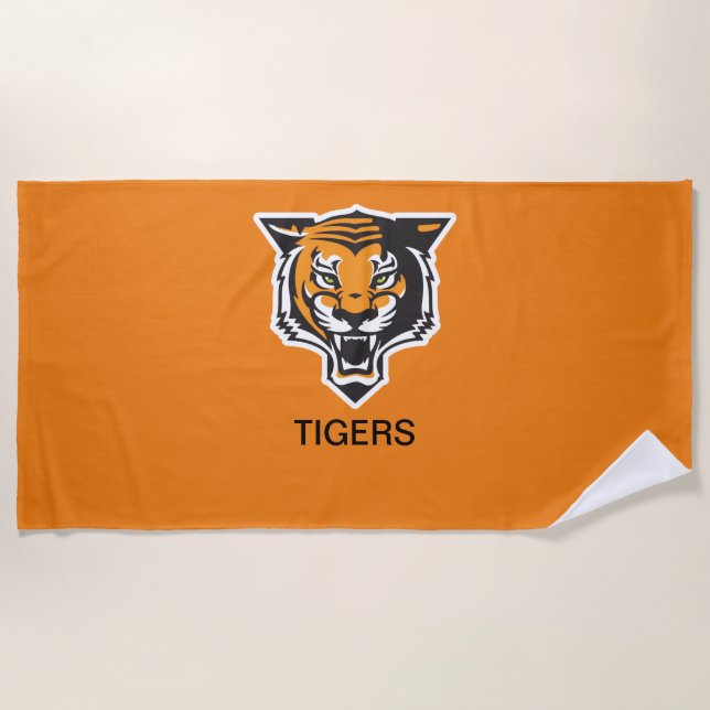 TIGERS Beach Towel (Front)