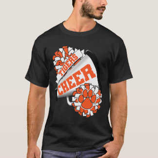 Tigers Cheerleading Ck To School Cheer Team Spirit T-Shirt