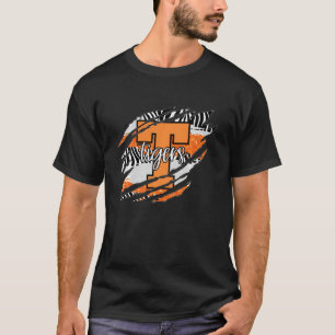 Tigers Claw Mark School Spirit T-Shirt