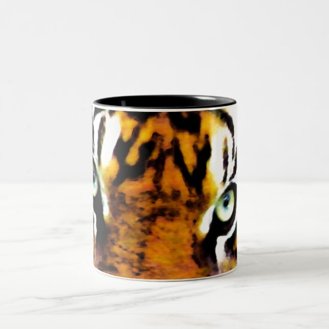 TIGER'S EYE'S_ Two-Tone COFFEE MUG (Center)