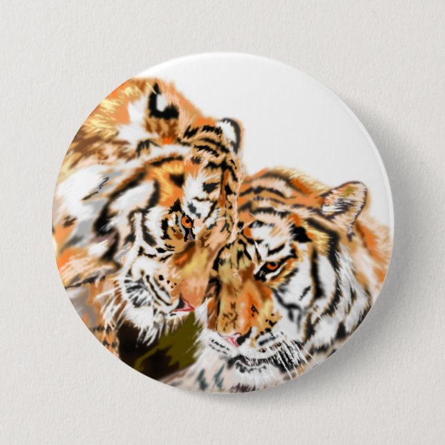 Tigers Family Button Couple (Front)