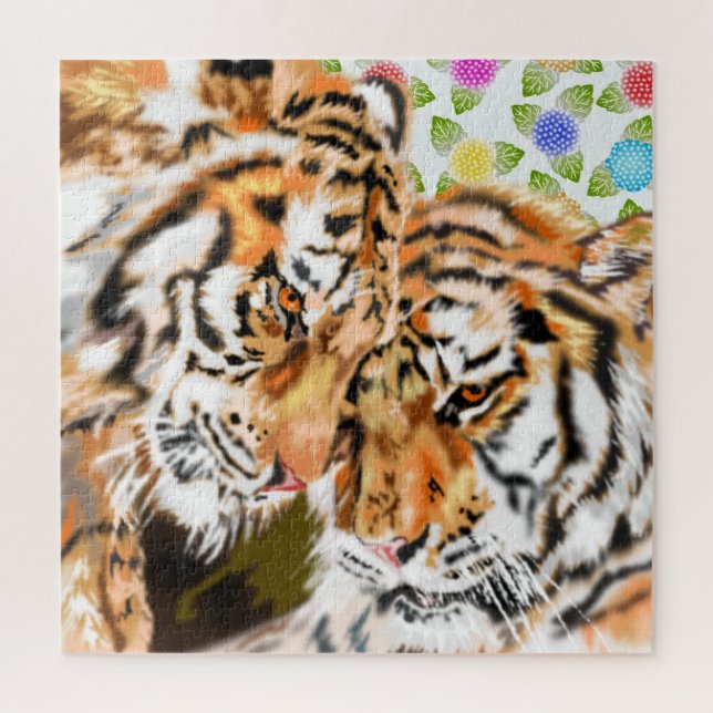 Tigers Family Jigsaw Puzzle Gift (Vertical)
