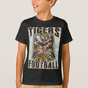 Tigers Football Rocks by Mudge Studios T-Shirt