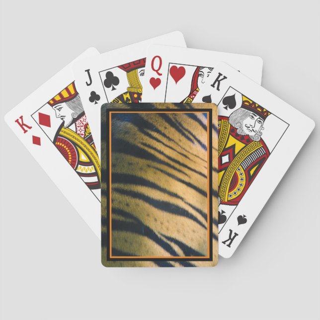 Tigers Fur Playing Cards (Back)