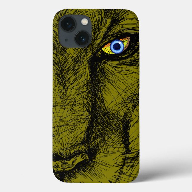 Tiger's Gaze Case-Mate iPhone Case (Back)