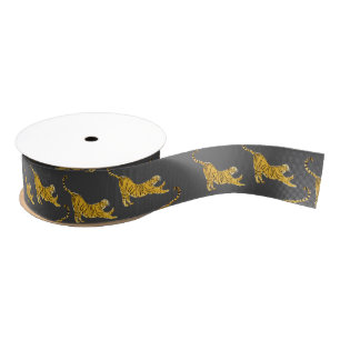 Tigers grosgrain ribbon