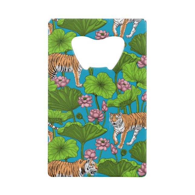 Tigers in the pink lotus pond (Front)