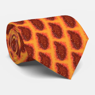 Tigers Neck Tie Running In Galaxy Starry Night