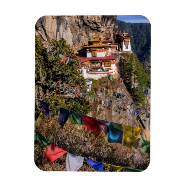 Tiger's Nest Monastery, Bhutan Magnet (Vertical)