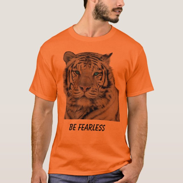 Tiger's Roar: Unleash Your Strength T-Shirt (Front)