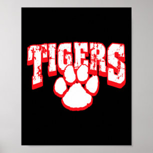 Tigers School Spirit Back To School R Poster