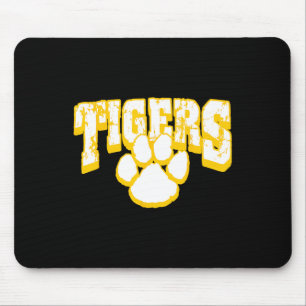 Tigers School Spirit Back To School Y  Mouse Pad
