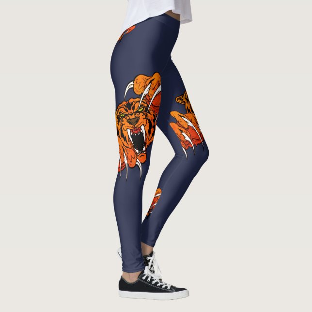 Tigers Sports Football Basketball Baseball Legging (Right)