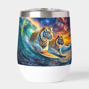 Tigers Surfing Space Design by Rich AMeN Gill
