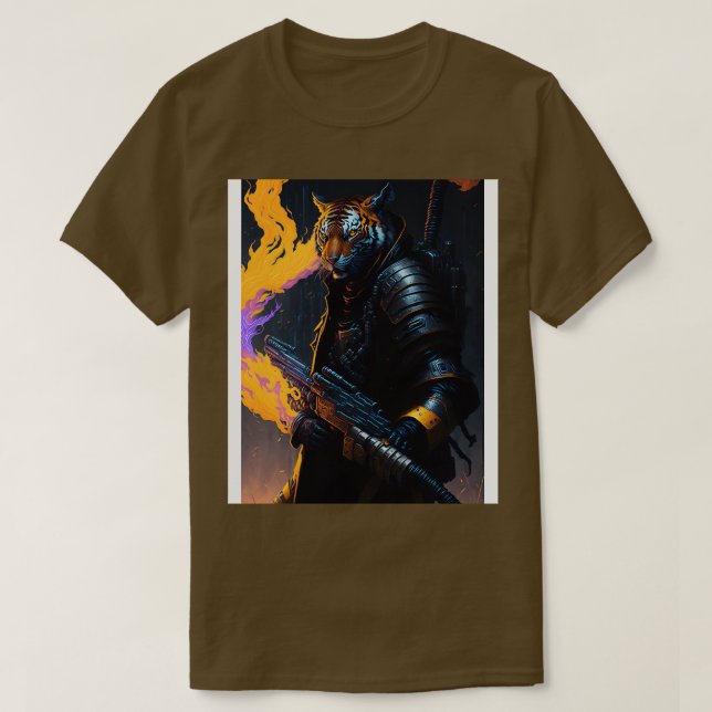 Tigers Techno Inferno 2 T-Shirt (Design Front)