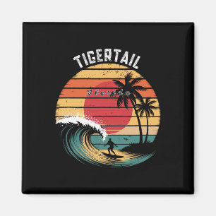 Tigertail Beach Florida Beach Surfing Magnet