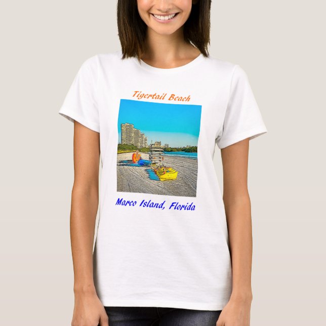 Tigertail Beach Marco Island, Florida Apparel T-Shirt (Front)