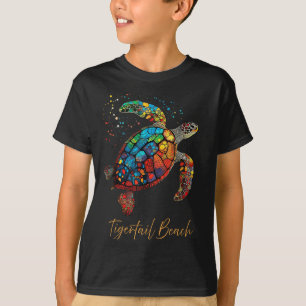 Tigertail Marco Island Florida Sea Turtle Beach T-Shirt