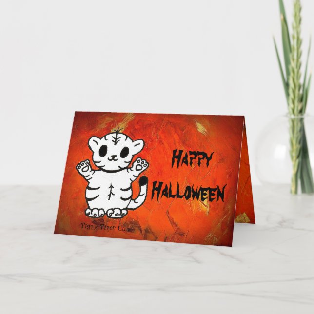 Tiggy-Happy Halloween Card (Front)