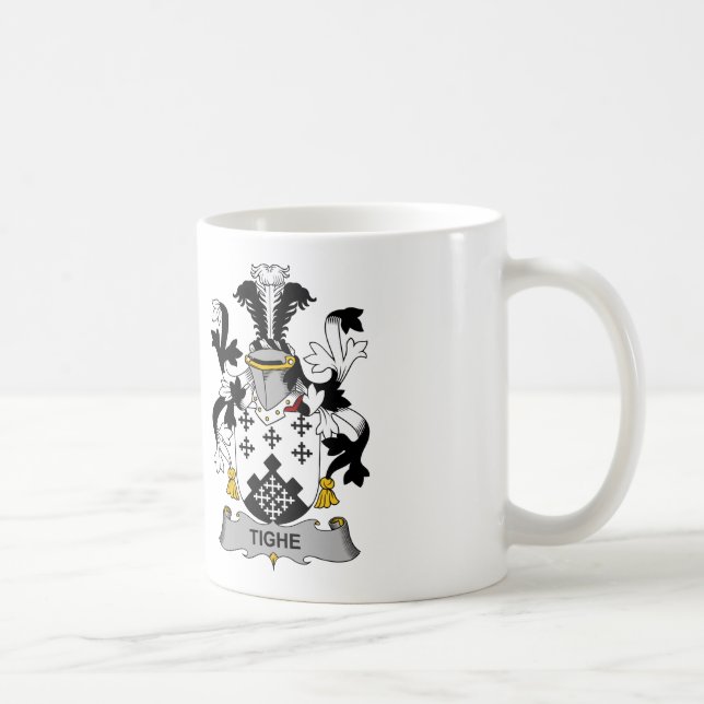 Tighe Family Crest Coffee Mug (Right)