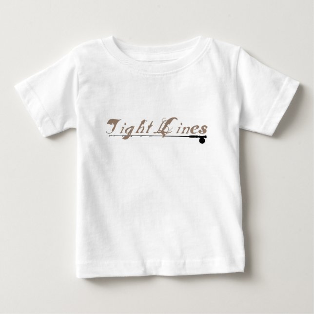 Tight Lines Baby T-Shirt (Front)