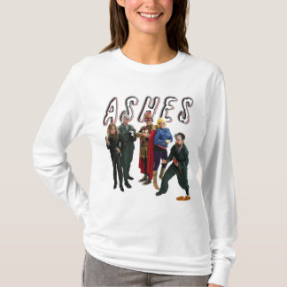 Tights and Fights: Ashes Cast and Logo T-Shirt