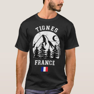 Tignes France Alps Ski Resort Alpine Skiing French T-Shirt
