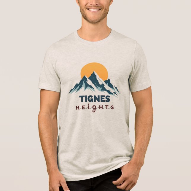 Tignes Heights Mountain Tri-Blend Shirt (Front)