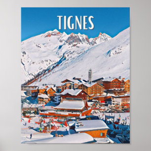 Tignes Ski Resort poster