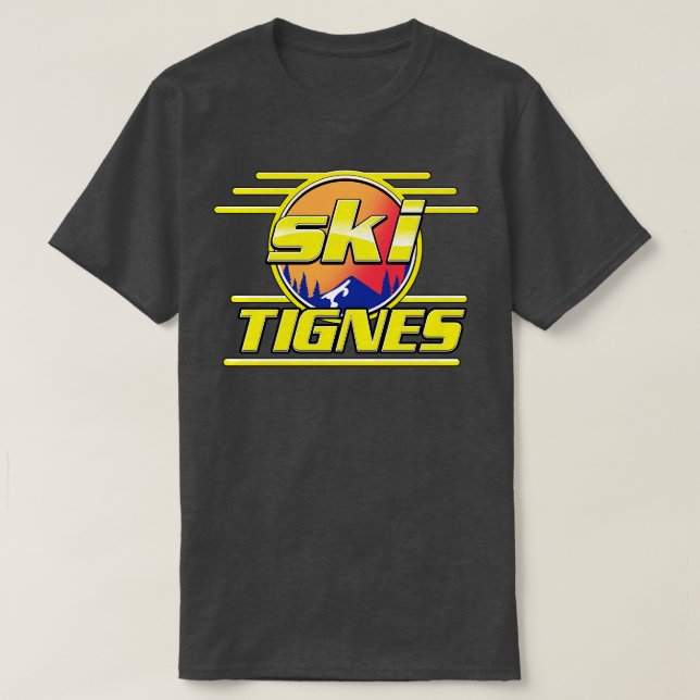 Tignes ski T-Shirt (Design Front)