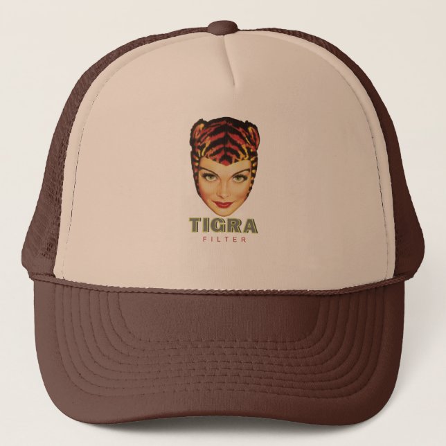 Tigra cigarette trucker cap casquette (Front)