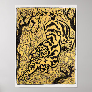 Tigre dans les jungles (Tiger in the Jungle) (1893 Poster