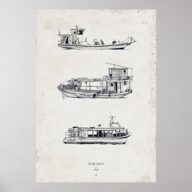 Tigre Delta: Ships Part One Print (Front)