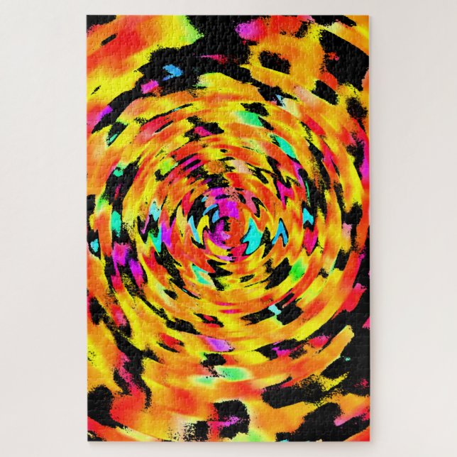 Tigress Abstract Jigsaw Puzzle (Vertical)