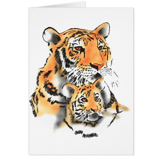 Tigress and cub (Front)